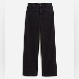 Madewell The Emmett Wide-Leg Full Length Jean: Patch Pocket Size 32